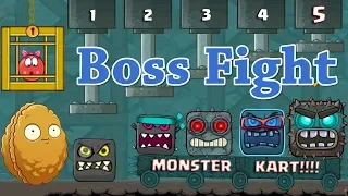 Red Ball 4 Wallnut vs All Bosses (Plants vs Zombies Version)