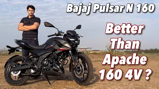 2024 Bajaj Pulsar N160 Review - Better Than TVS Apache RTR 160 4v ??