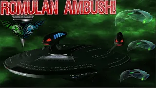 ROMULAN AMBUSH! - U.S.S Enterprise F  STRIKES DOWN 3 WARBIRDS!