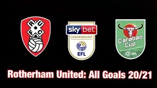 Rotherham United All Goals 20/21 Season