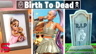 BIRTH TO DEATH of ARIANA GRANDE IN FORTNITE...