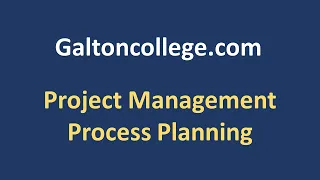 Project Management Process Planning