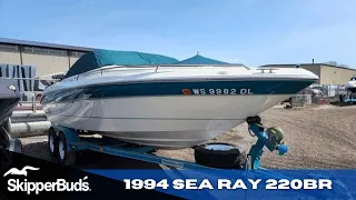 1994 Sea Ray 220BR Sport Boat Tour Skipperbud's