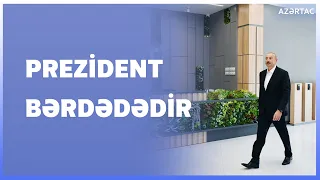 Prezident İlham Əliyev Bərdə rayonuna səfər edib