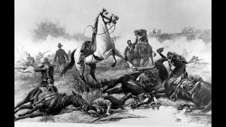 Major Reno's Charge and Retreat at the Little Bighorn