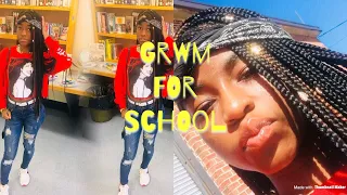 GRWM: School morning routine !