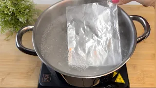 Aluminum foil in boiling water is better than nothing!  The rich do this and don't tell you!!