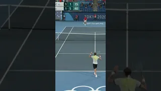 Zverev Backhand Winner Match Point Against Djokovic Olympics 2020 #Shorts