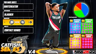 *CONTACT DUNKS* ON A SHOT CREATOR IS THE PERFECT CATFISH BUILD ON NBA 2K22! VOL. 4