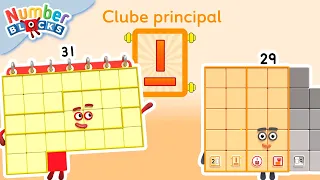 Clube principal 123 | Matemática para crianças | Aprenda a contar | Numberblocks em Português Brasil