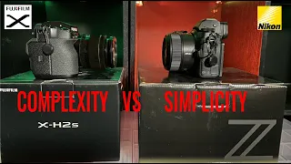 FUJIFILM X H2s vs Nikon Z6 II - Head & Eye Tracking