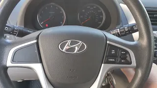 2012 Hyundai Accent engine start up (HD 1080p @ 60fps)