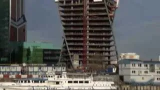 Evolution Tower Moscow - Peri formwork in action at the construction site [HD]