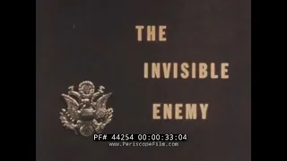 RADIATION THE INVISIBLE ENEMY  1957 CIVIL DEFENSE  ATOMIC BOMB & FALLOUT FILM  44254