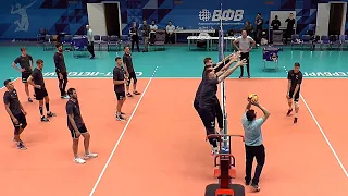 Volleyball. Training.  "Zenith" St. Petersburg. Attack, serve, block, pass, dig. Full version