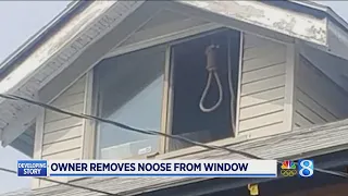 Owner removes noose from window