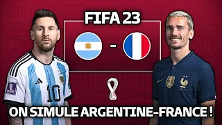 FIFA 23 PRÉDIT ARGENTINE-FRANCE ! (FINALE DE LA COUPE DU MONDE 2022)