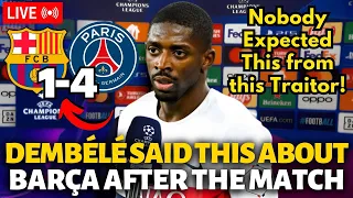 💥BOMBSHELL! LOOK WHAT DEMBÉLÉ SAID ABOUT BARCELONA AFTER THE MATCH! BARCELONA NEWS TODAY!