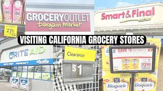 VISITING CALIFORNIA GROCERY STORES FOR THE FIRST TIME | VLOG + MONEY SAVINGS TIPS