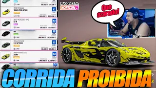 ELE PASSOU UM JESKO 🤯 !CORRIDA PROIBIDA no LEILÃO! - FORZA HORIZON 5 ONLINE