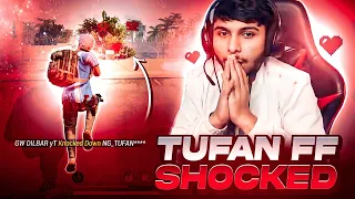 TUFAN FF 😱 SHOCKED 🥵 @NonstopGaming_ Exposed me 🤬 ON LIVE