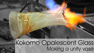 Making A Unity Vase at Kokomo Opalescent Glass
