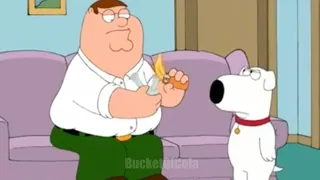 Peter griffin talks about how he’s doing crack for 10 minutes while brain occasionally interrupts