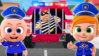 Smart Baby Police Vs Bad Thief | Baby Police Song | and More Nursery Rhymes & Kids Song #LittlePIB