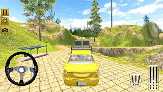 Real Taxi Driving Simulator: Offroad Car Driving - Taxi game Android gameplay