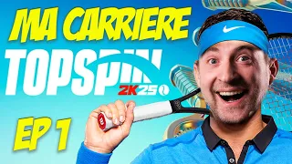 🎾 TOPSPIN 2k25 🎾 Serge Vissvolay #ep1 #Topspin #tennis