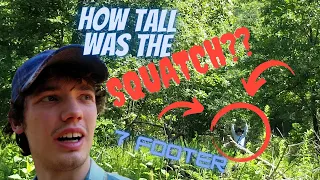 LOOKING FOR THAT WHITE BIGFOOT SASQUATCH PART 2  -  HOW TALL WAS THIS GUY??? LEFT BEHIND TRAIL CAM