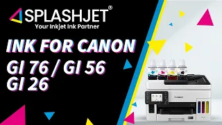How To Refill Canon Maxify GX6070, GX7070, GX6050, GX7050, GX6020, GX7020 | Canon GI76,GI56,GI26 ink