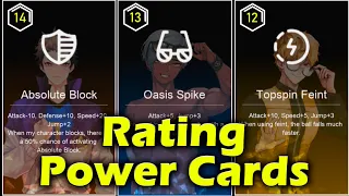 Rating by power - Boost Cards. Volleyball colosseum cards. The Spike. Volleyball 3x3