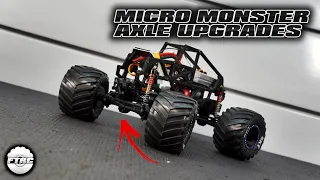 Axle Upgrades for the Micro Monster Truck!! | Overdrive Gears Install