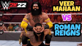 WWE 2K22 ROMAN REIGNS VS VEER MAHAAN | TLC MATCH | WWE CHAMPIONSHIP