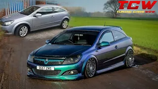 Opel Astra H MK5 Bagged on Radi8 Rims Tuning Project