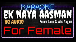 Karaoke Ek Naya Aasman For Female HQ Audio - Kumar Sanu & Alka Yagnik Soundtrack Film Chhote Sarkar