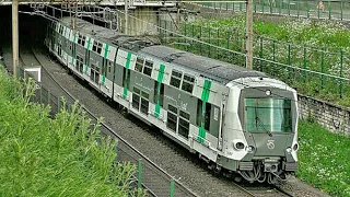 MI2N et MI09 du RER A à Vincennes