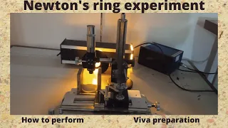 Newton's ring experiment