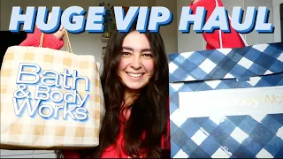 HUGE BATH AND BODY WORKS HAUL | VIP EVENT | GOODIE BAG | CANDLES | SALE | CLEARANCE | NEXT UK