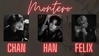 Stray Kids Bangchan, Han, Felix Ai cover MONTERO - Lil Nas X