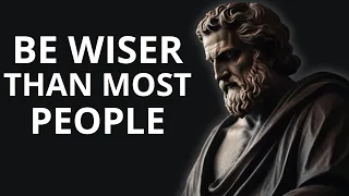 8 LESSONS TO BE WISE THAN EVERYONE. STOICISM | STOIC WISDOM