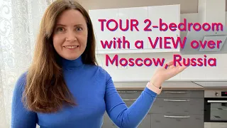 A video TOUR of a 2-bedroom apartment for RENT at a great area of Moscow, RUSSIA 2022