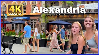 【4K】WALK ALEXANDRIA Virginia VA USA 4k video Travel vlog HDR
