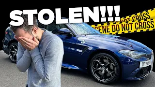 STOLEN! Our Alfa Romeo Giulia Quadrifoglio DISAPPEARS on CCTV!