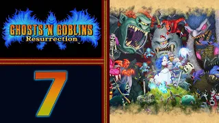 Ghosts 'N Goblins Resurrection playthrough pt7 - Trying the OTHER First Stage! Graveyard Madness