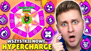 🔥SPRAWDZAM NOWE HIPERDOŁADOWANIA DO *WSZYSTKICH ZADYMIARZY* Z BRAWL STARS! (62 HYPERCHARGE KONCEPT)