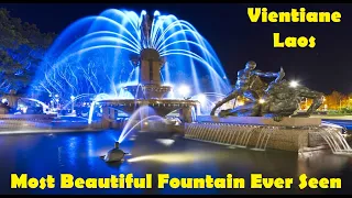 #mostbeautiful , #fountain , #everseen , #vientiane , #laos , #vientianelaos .