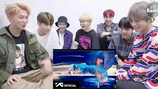 BTS Reaction to Lisa SG part (fanmade)