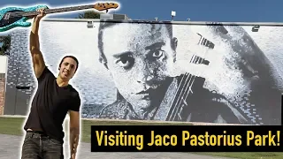 Visiting Jaco Pastorius Park in Oakland Park, FL!